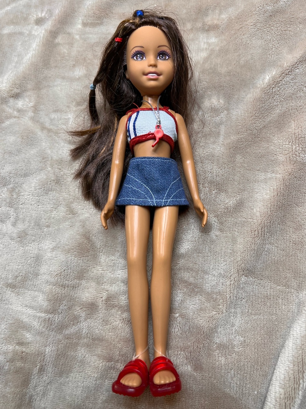 MATTEL Vintage 'Wee 3 Friends - Janet' Beach Pool Splash Barbie Doll